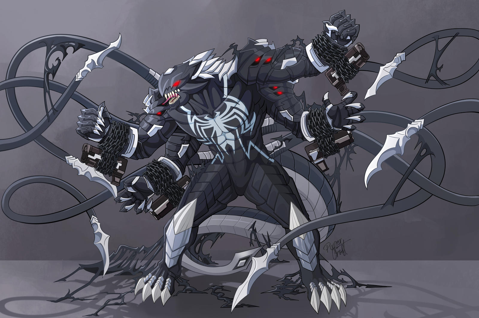 Modified Venom Commission by papercroft on DeviantArt