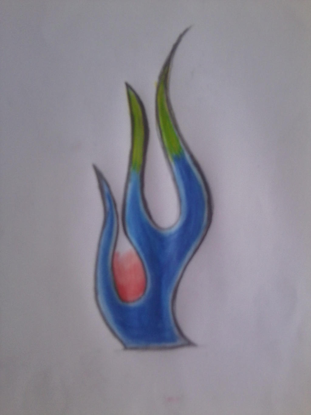 Chester Benningtons Flame Tatoo Drawing by Yuma76 on DeviantArt