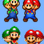 Mario Bros. and Babies Pose DX