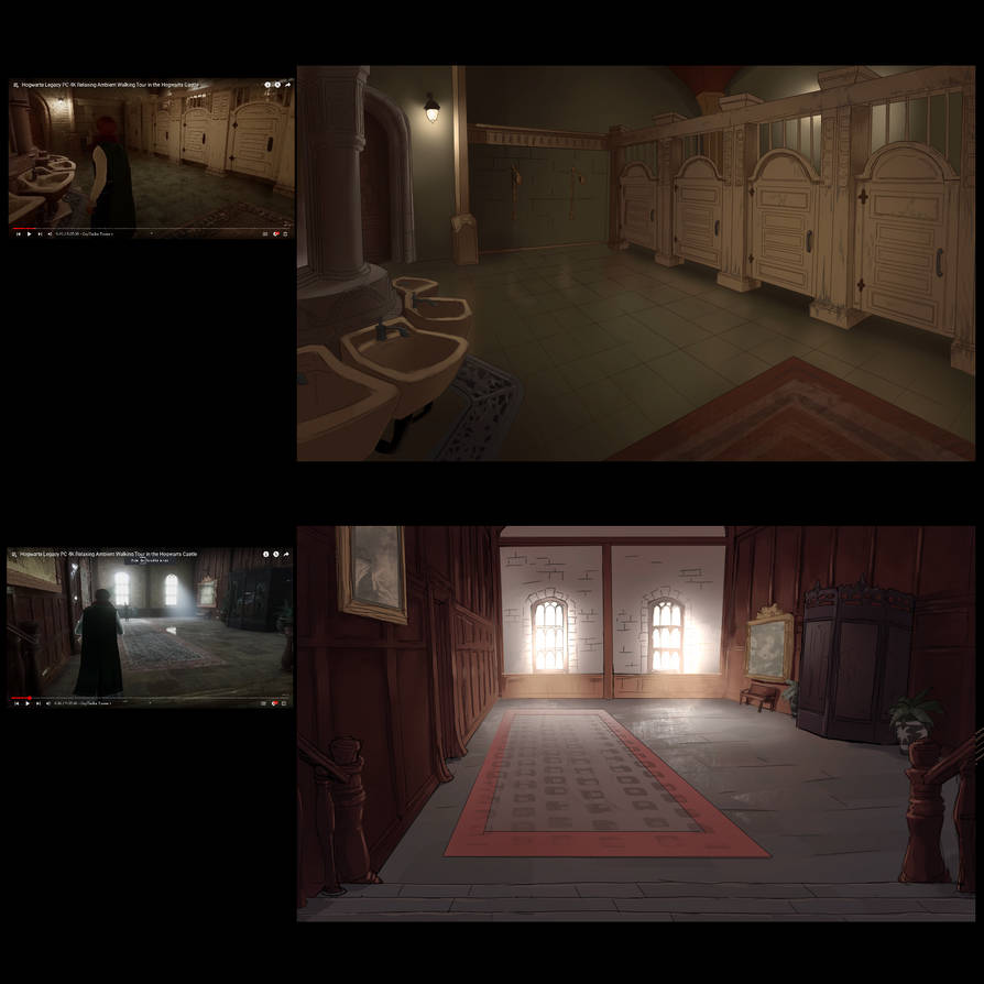 Hogwarts Legacy -- interiors study by Joan-Grace-Art on DeviantArt