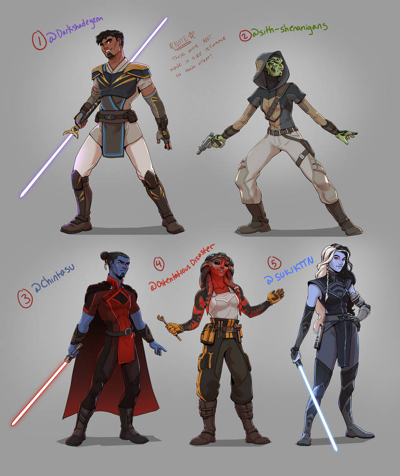 Custom Character Slots -- Batch #1 by Joan-Grace-Art on DeviantArt