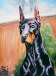Doberman Rodinka by FlorindaZanetti