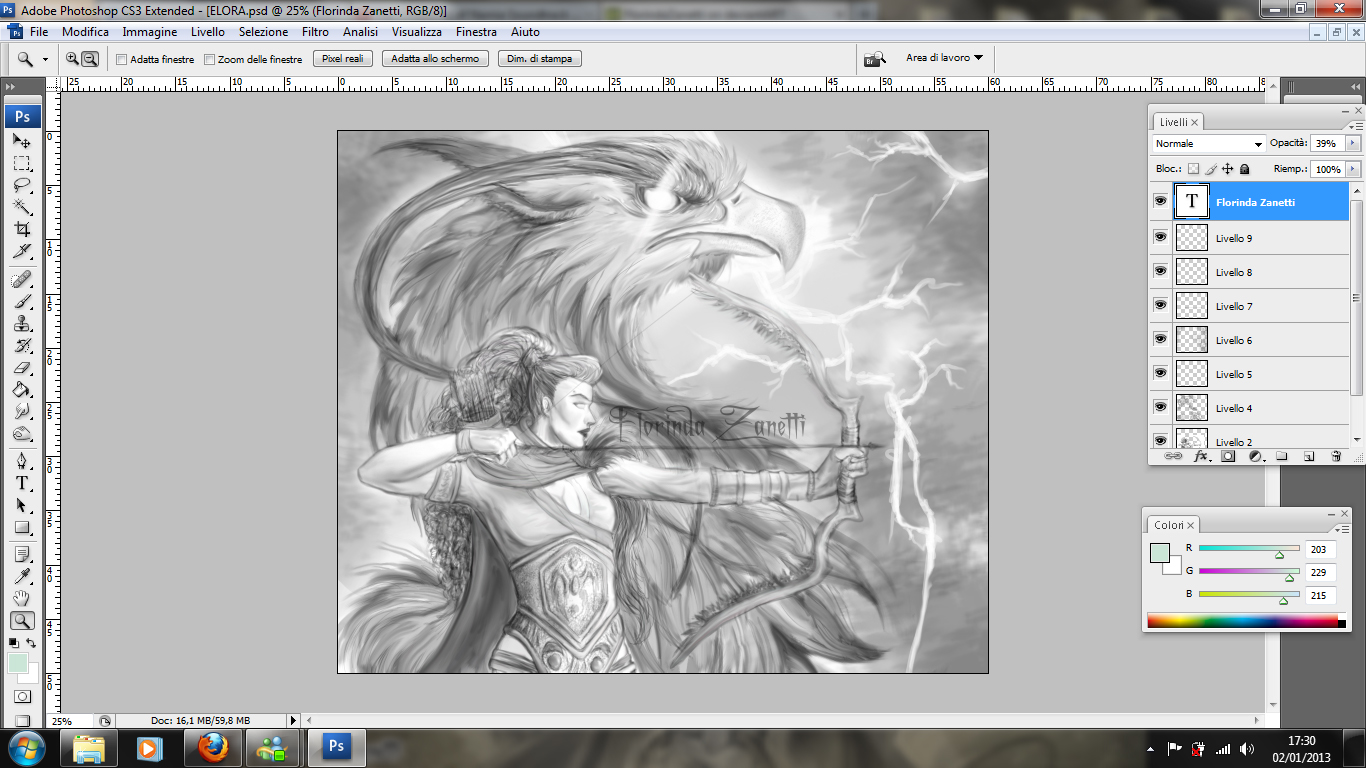 work in progress. spirit of Griffins