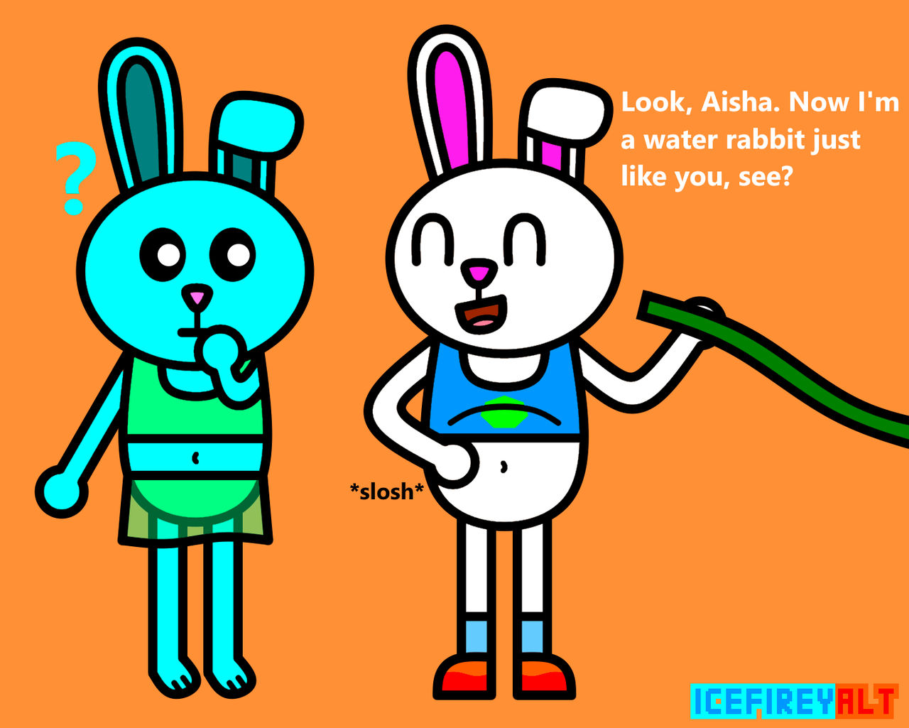Pyaara the 'Water rabbit' by FetishFirey573 on DeviantArt
