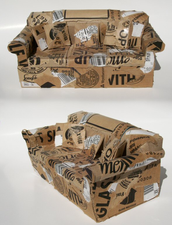 Cardboard Couch