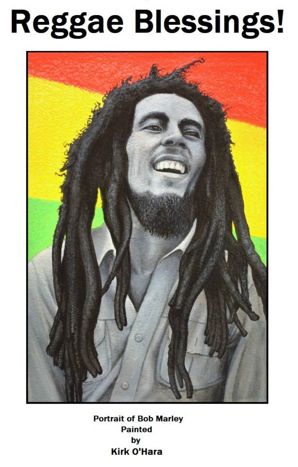 Portrait of Bob Marley