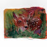 Collage Fawn ACEO