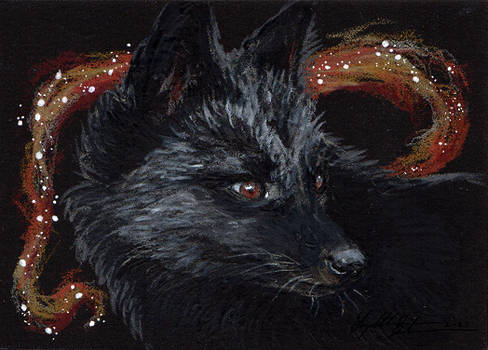 Silver Fox ACEO