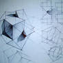 Geometric Cube draw