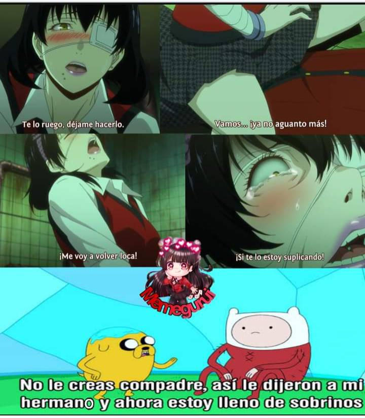 Pin by soup faerie on kakegurui  Anime funny, Anime memes, Anime