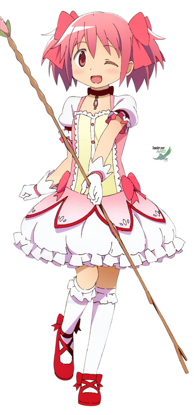 Puella Magi Madoka Magica - Madoka 1 Render by anouet on DeviantArt