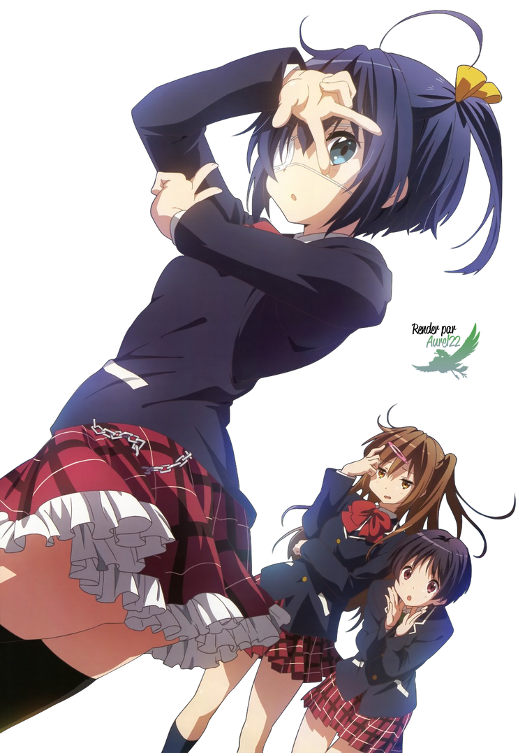 Chuunibyou Season 1 Episode 4 English Dub Chuunibyou Demo Koi ga Shitai! Render by anouet on DeviantArt