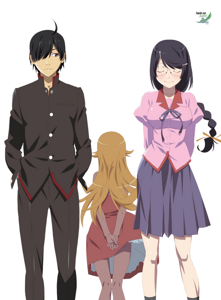 Monogatari Character Design Monogatari Render 5 by anouet on DeviantArt