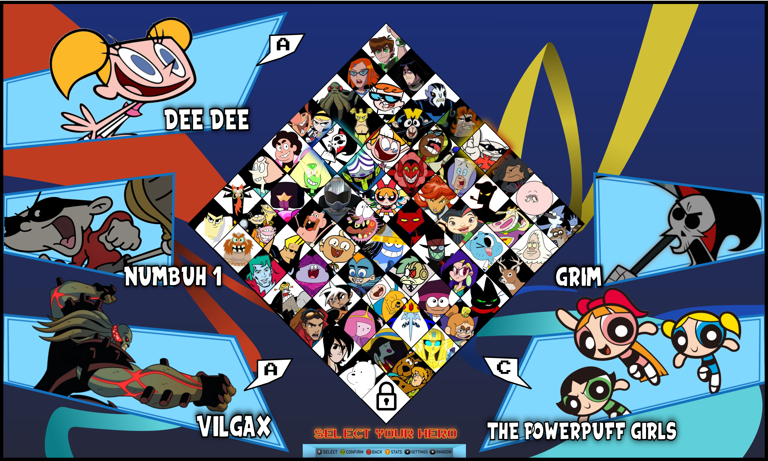 Cartoon Network PTE 2 (Character Screen) V.1 by TheFVguy on DeviantArt