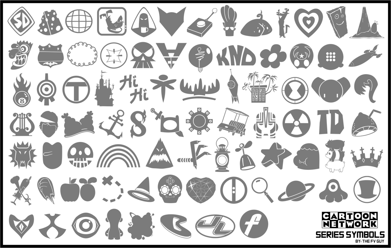 Cartoon Network Series Symbols (+DOWNLOAD LINK) by TheFVguy on DeviantArt Cartoon Network Series Symbols (+DOWNLOAD LINK) by TheFVguy on DeviantArt