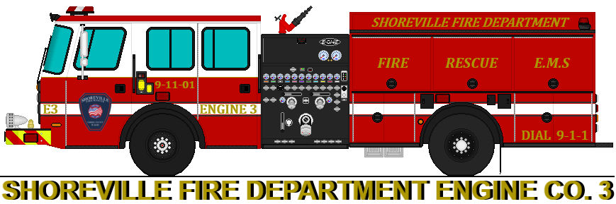 Shoreville Fire Department - Engine 3 New by FiremanEnzo on DeviantArt