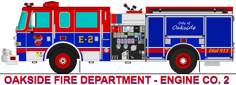 Oakside Fire Department - Engine 2 by FiremanEnzo on DeviantArt