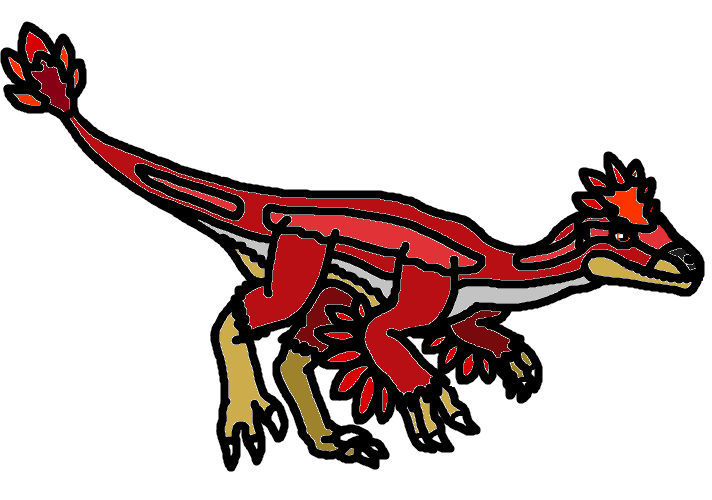 Pyro Raptor Outline Pyroraptor by Whitedragon66 on DeviantArt