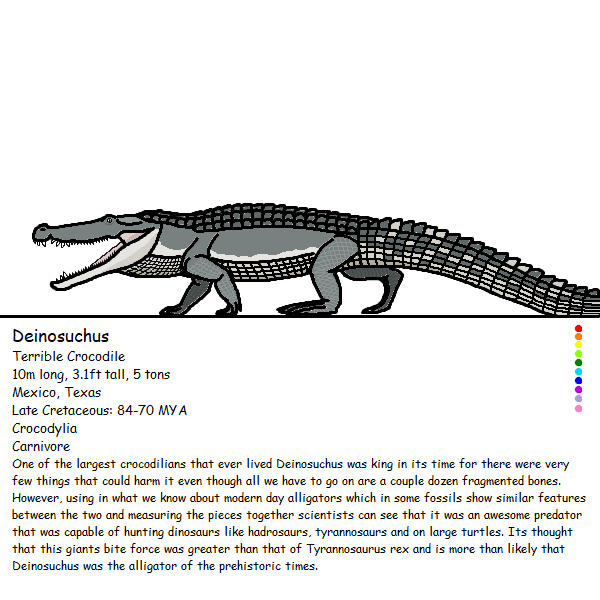 Deinosuchus rugosus size chart by Fadeno on DeviantArt