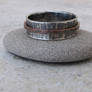 Silver Copper Spinner Ring