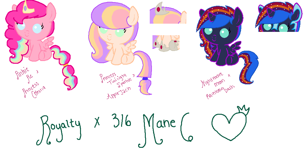 Royalty x 4/6 Mane 6