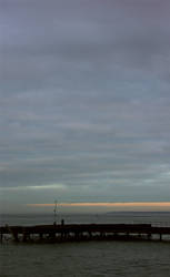 pier at sunset