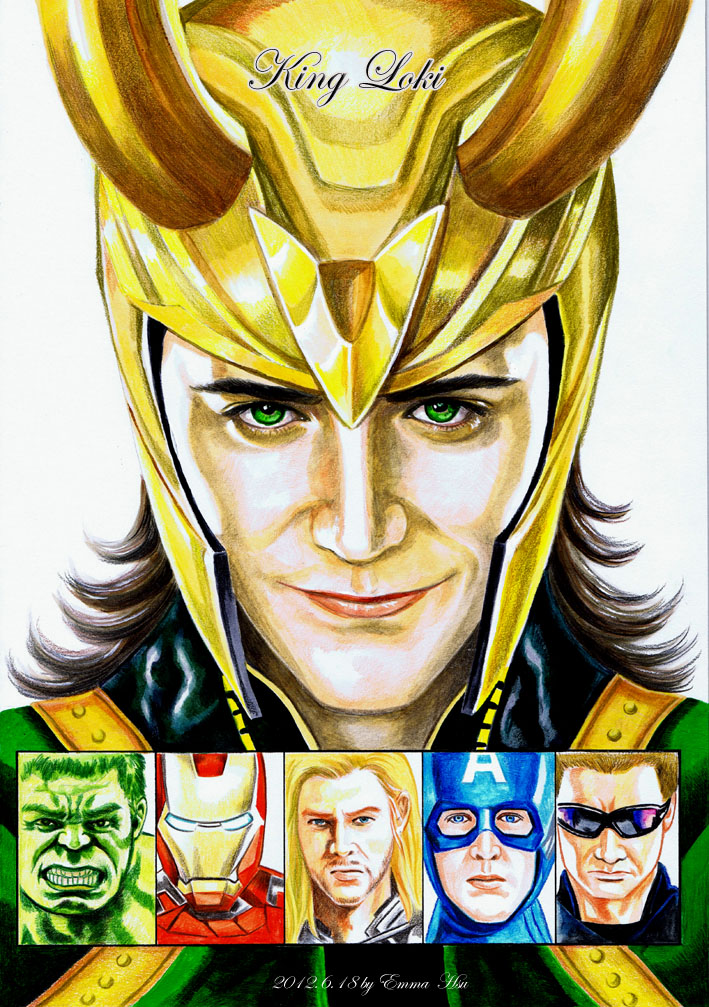 King Loki and avengers