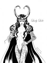 Dark Queen Lady Loki by beckpage