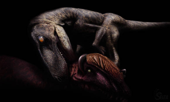 The Isle - Utahraptor vs Dilophosaurus