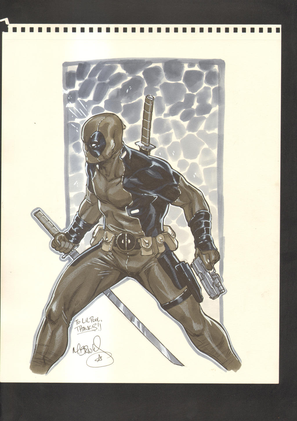 Deadpool - Mark Brooks Markers by LiLPooL on DeviantArt