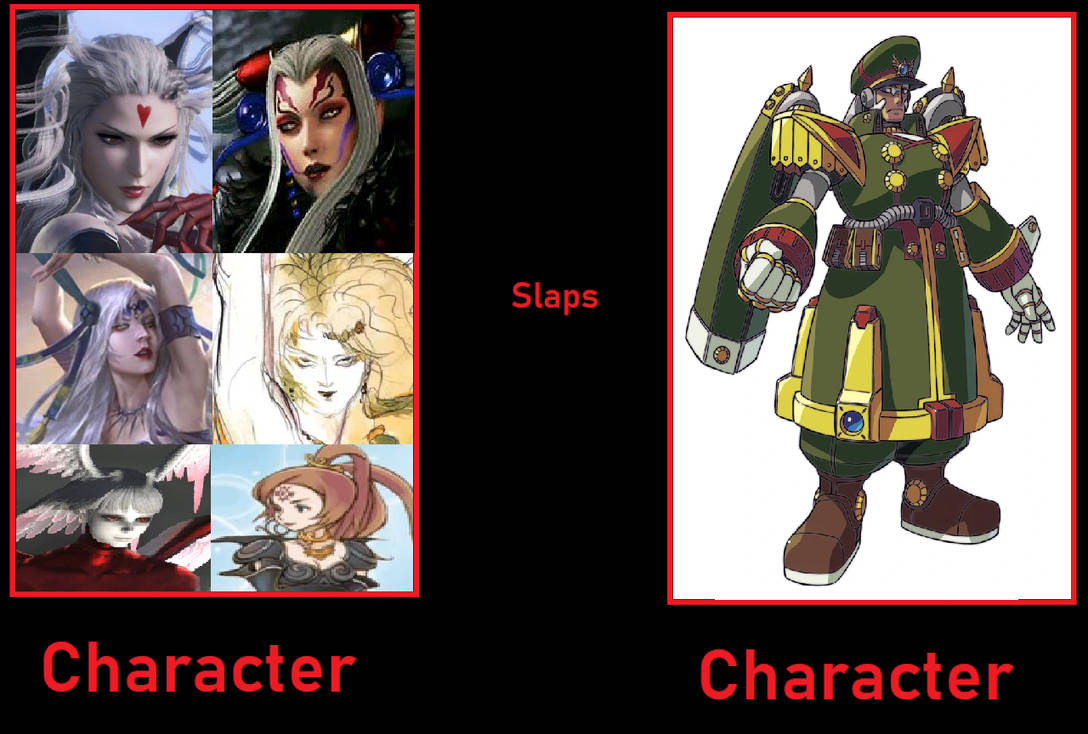 What if FF Villainess slaps Colonel Redips by CoDXros3 on DeviantArt