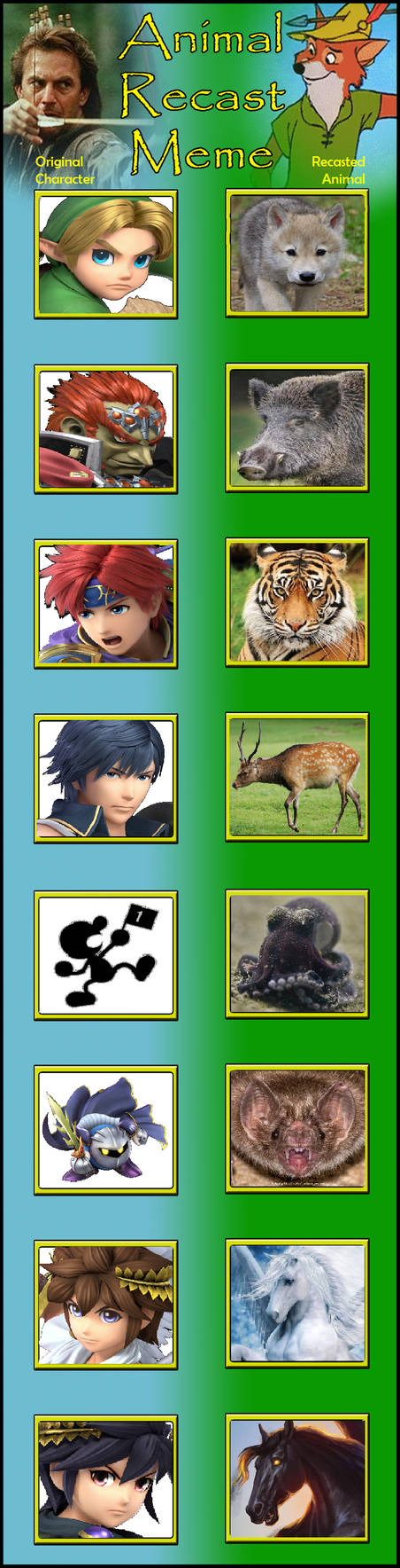 Video Game - Animal Cast Part 3 by CoDXros3 on DeviantArt