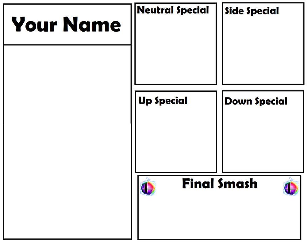 Smash Moveset Template by CoDXros3 on DeviantArt Smash Moveset Template by CoDXros3 on DeviantArt