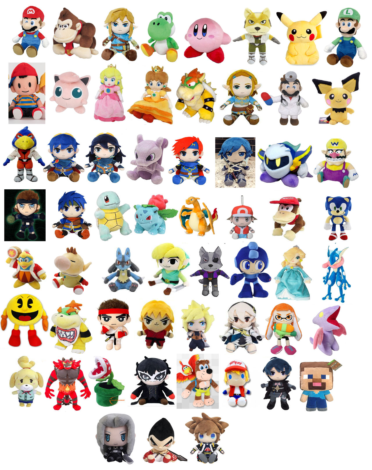 Multiverses Roster Plush Super Smash Plushies by CoDXros3 on DeviantArt