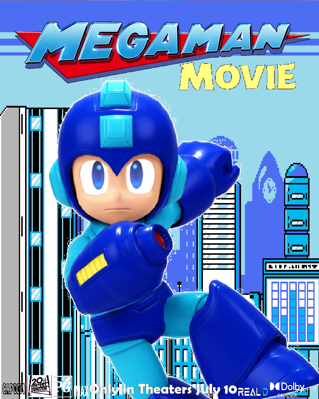 Mega Man Movie Poster (featuring Mega Man) by CoDXros3 on DeviantArt