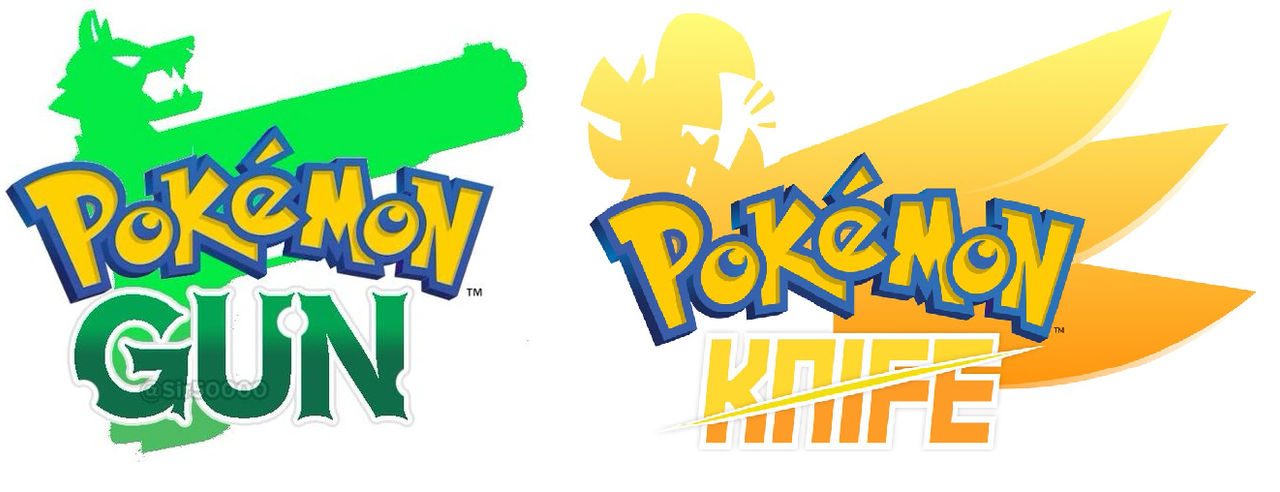 Pokemon Gun and Knife logo by CoDXros3 on DeviantArt
