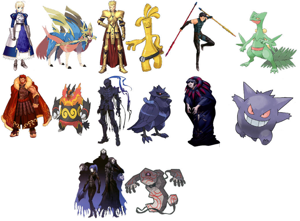 Pokemon as Fate/Zero Servants by CoDXros3 on DeviantArt
