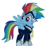 Rainbow Dash Zap Vector