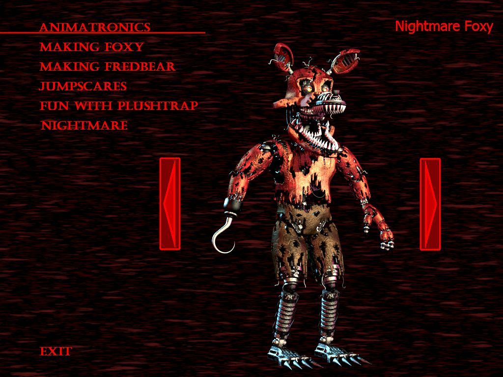 fnaf 4 Nightmare Foxy - online puzzle