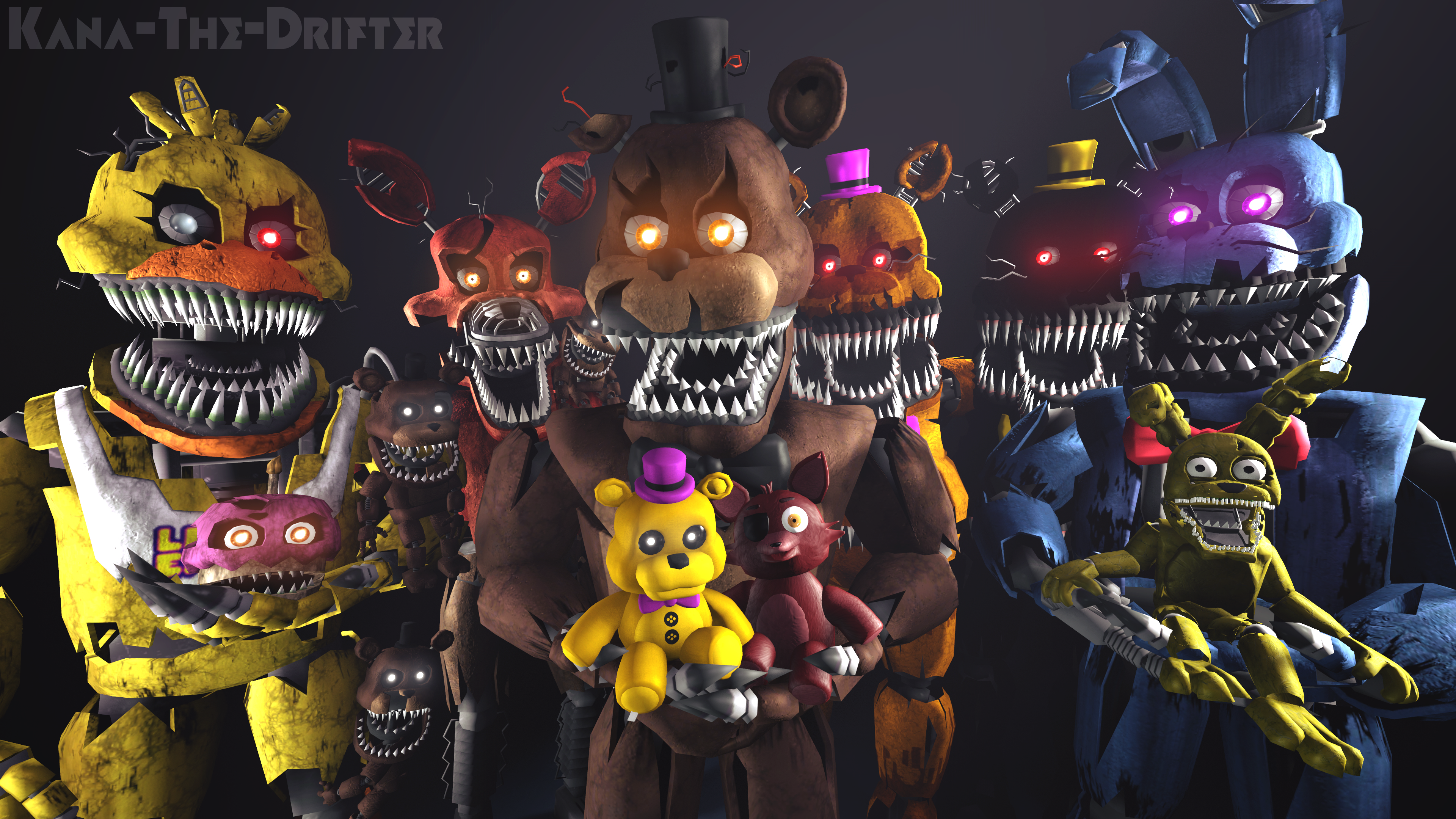 We All Are Still Your Friends (FNAF SFM Wallpaper)