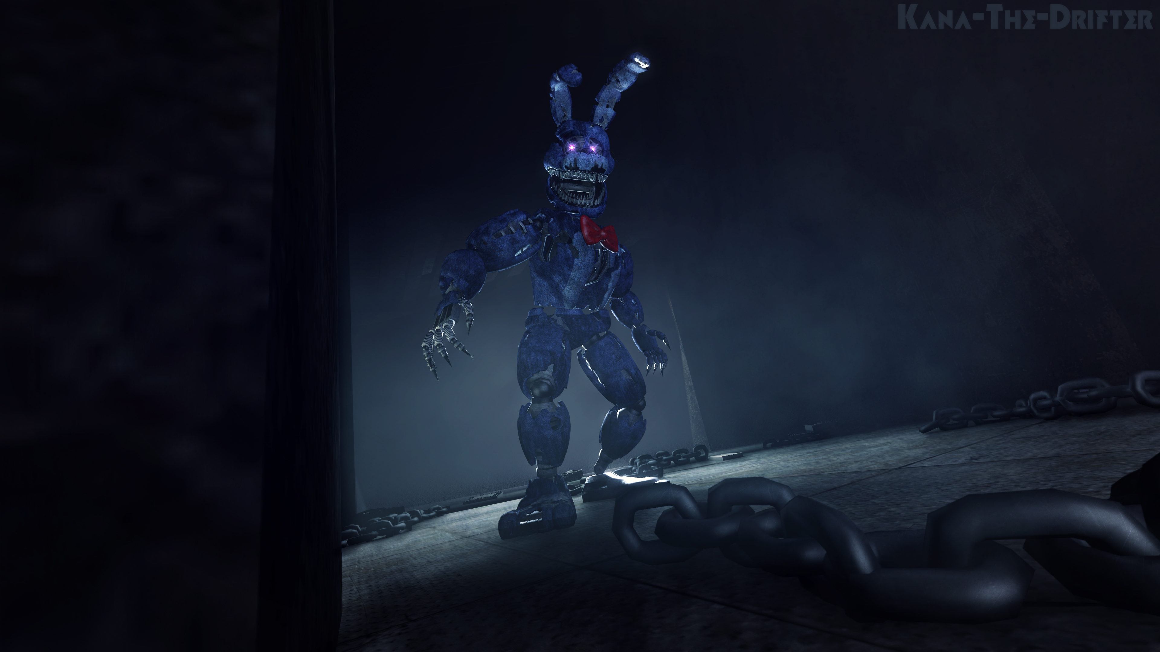 FnaF4 - Nightmare Bonnie Jumpscare by Kana-The-Drifter on DeviantArt