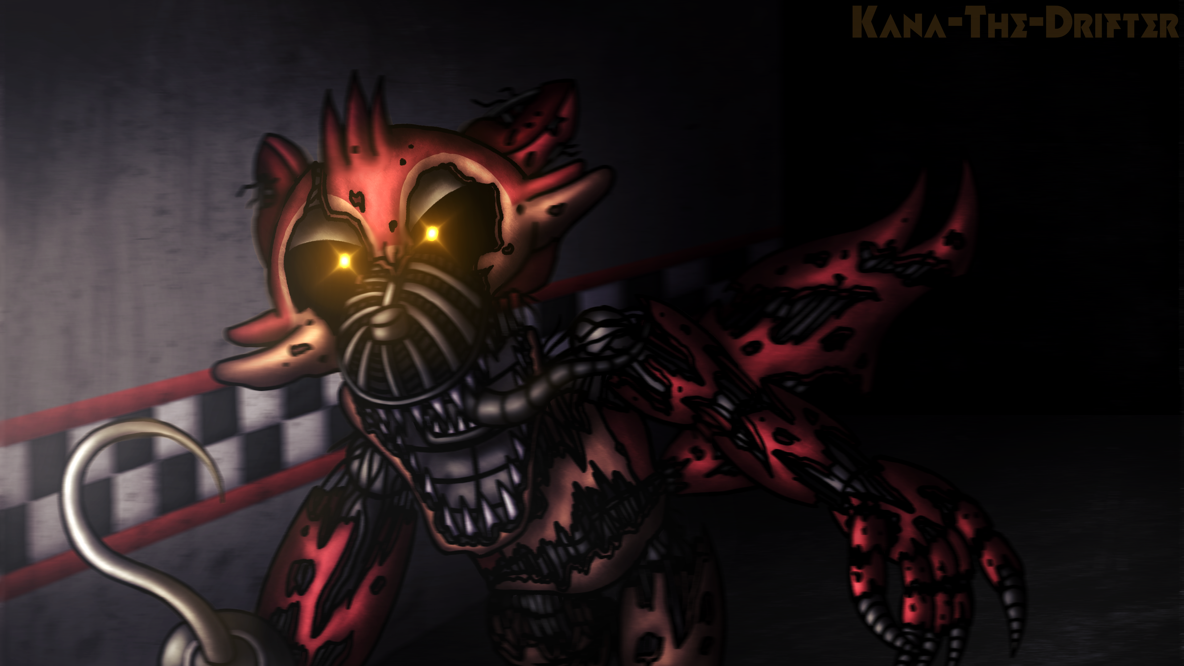 FnaF4 - Nightmare Fredbear Jumpscare by Kana-The-Drifter on DeviantArt