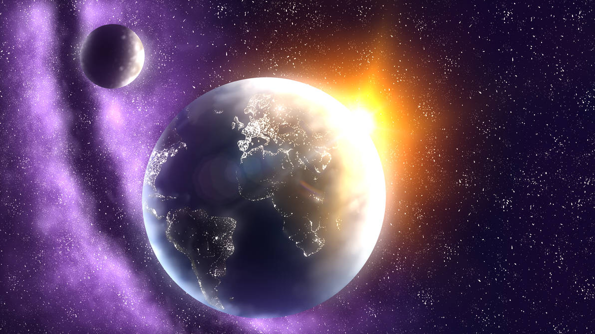 Solar System - The Earth by Kana-The-Drifter on DeviantArt