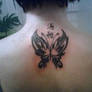 Butterfly Kanji Tattoo