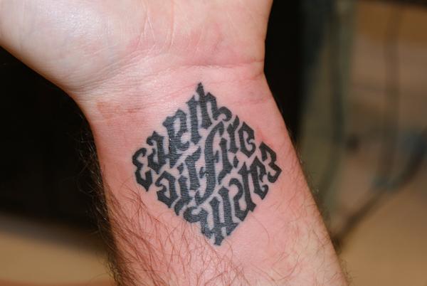 earth air water fire ambigram2 by xxtattoojunkiexx on DeviantArt earth air water fire ambigram2 by xxtattoojunkiexx on DeviantArt