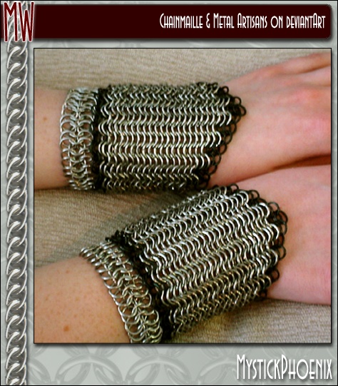 Chainmail Bracers Female