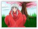 Inuyasha under a Sakura Tree