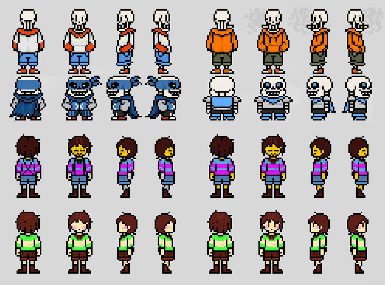 TeamSwitched Underswap and Underswap Sprites (OLD) by SafetyBob9001 on ...