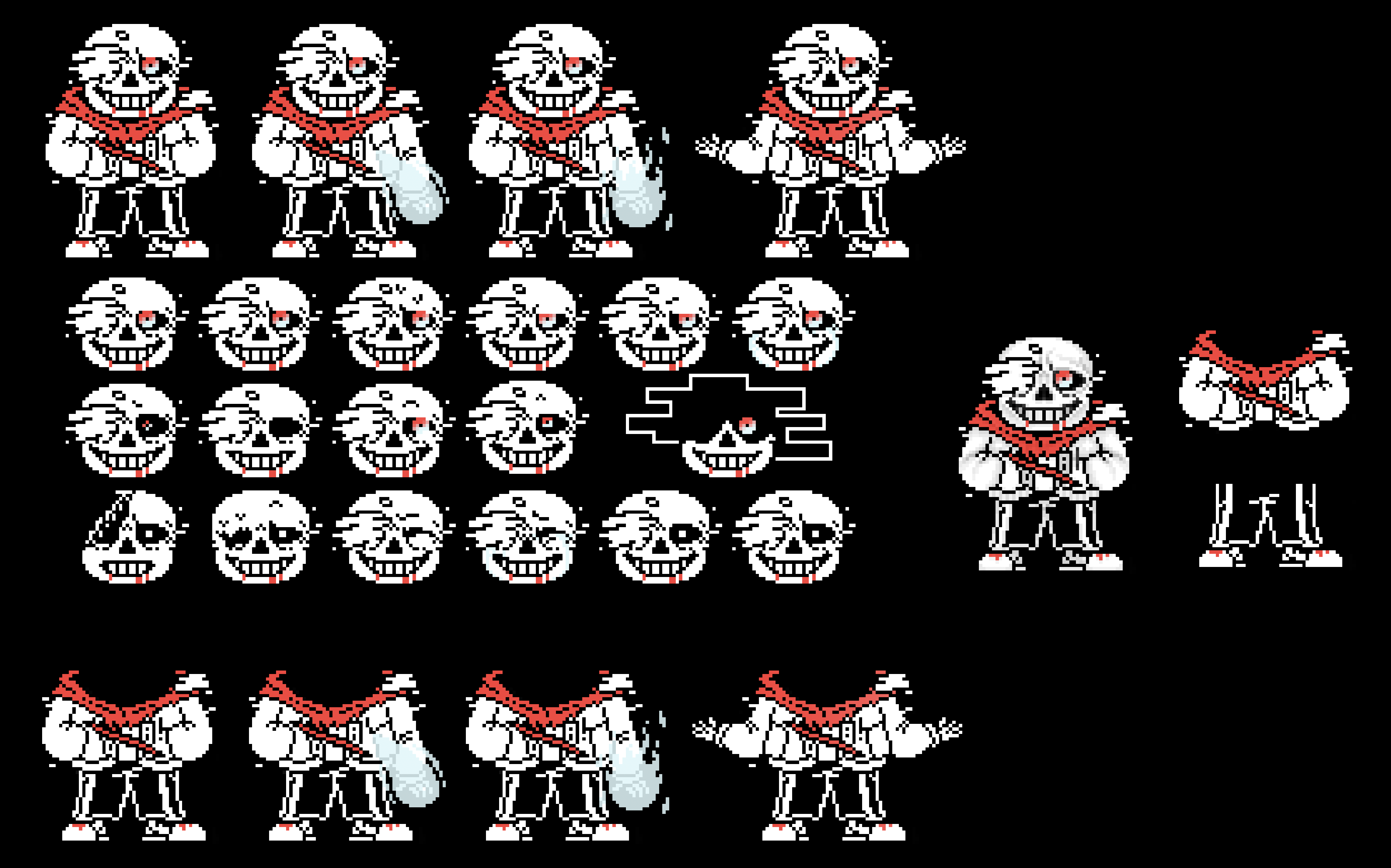 Sans Battle Sprite Sheet