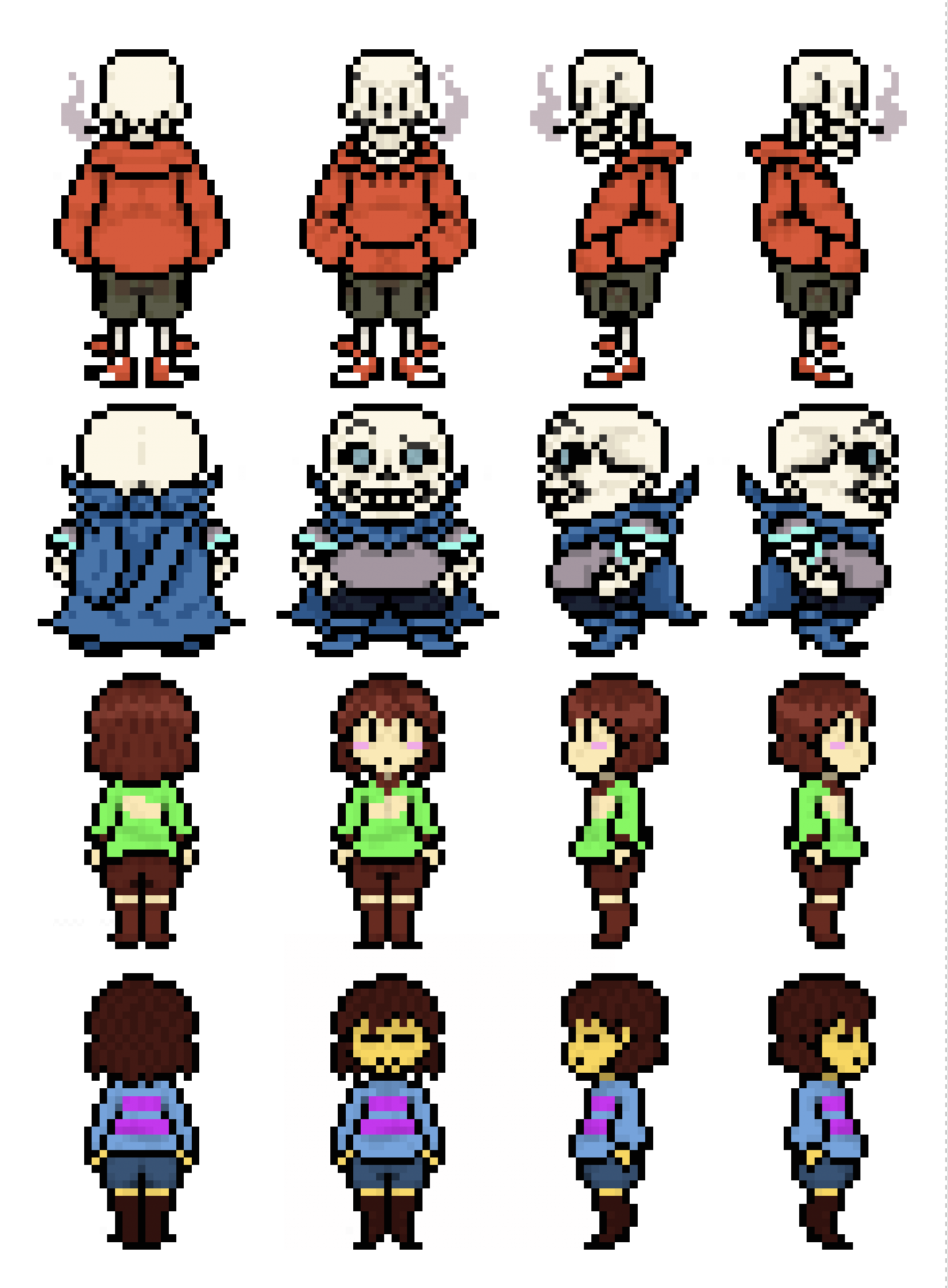 Completed Flowey Sprites by SafetyBob9001 on DeviantArt